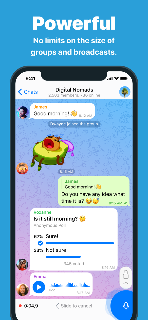 telegeram网络参数配置-telegram configuration
