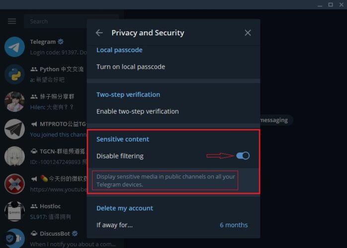 包含Telegram解除频道限制2022的词条
