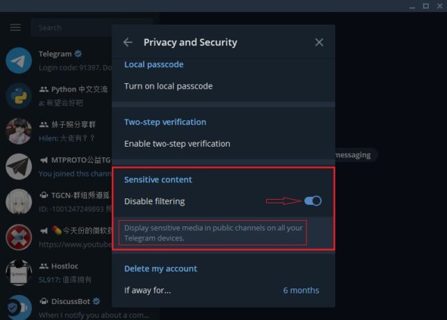 telegeram解除限制内容_telegram怎么解除双向限制