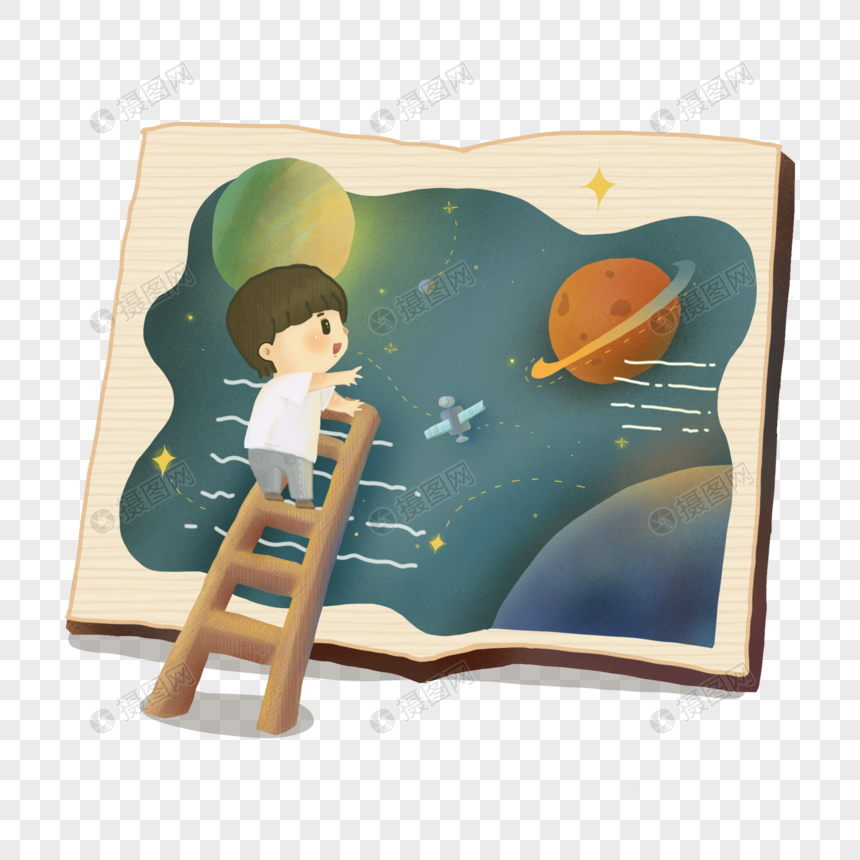 小孩趴梯子卡通图片_小孩爬梯子的视频动画