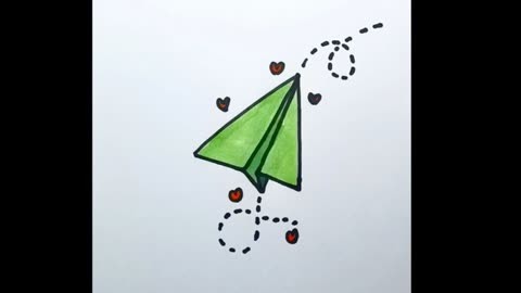 纸飞机的绘画_纸飞机的绘画日记
